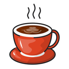 Latte art icon. latte, coffee, milk, foam, hot, drink, espresso, art. Vector Icon Illustration