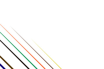 Abstract Diagonal Lines: Modern, Minimalist, Dark Background, Colorful Stripes, Graphic Design Element