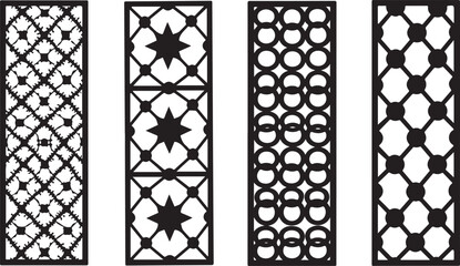 Elegant Laser Cut Panel Bundle | 30+ Decorative Geometric Silhouette Designs for CNC & Cricut