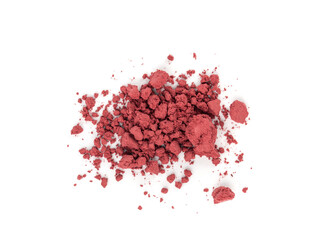 Acai powder circle pile, violet superfood dust, pink fruit flour extract mound