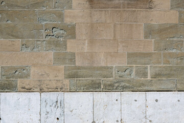 Vieux mur en glaise au charme rustique