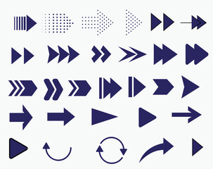arrow icons set