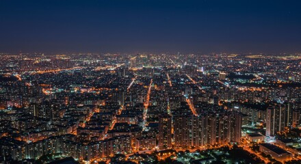 Fototapeta premium City lights at night (8)