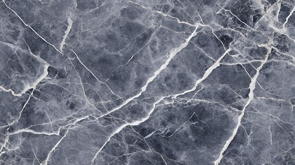Fototapeta premium Dark Gray Marble Texture with White Veins for Surface Design and Interior Decoration