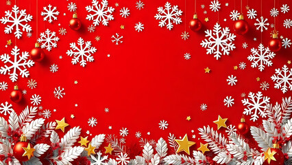 Red christmas background