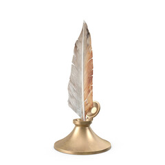 Feather on a transparent background