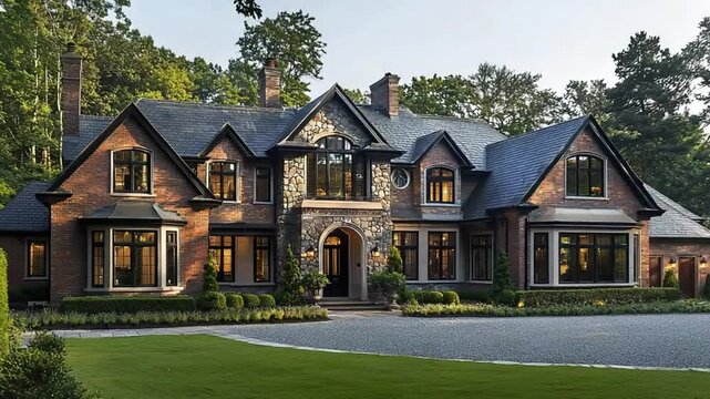 edwardian manor exterior in surrey video