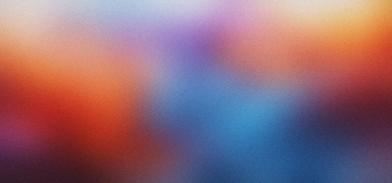 Abstract vibrant background abstract gradient shape on black or noisy background.