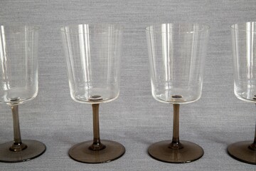 Filigrane Aperitif-Gläser, Luxusgläser, Kristallglas, Glashüttenmanufaktur, Mundgeblasen,...