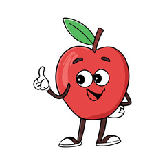 Halthy Apple Fruit Food Vactor