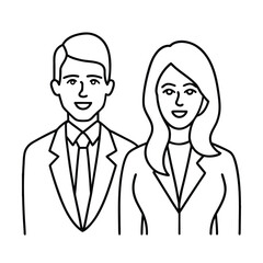 Fototapeta premium Continuous Single Line Drawing Of Business People Working Together In Corporate Team Meeting