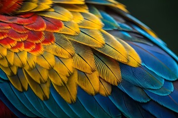 Fototapeta premium Blue and yellow macaw