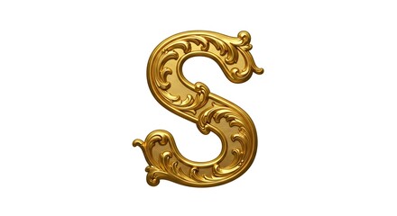 Obraz premium letter S