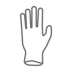 Obraz premium ゴム手袋のベクターアイコン_01