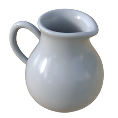 Pitcher white porcelain