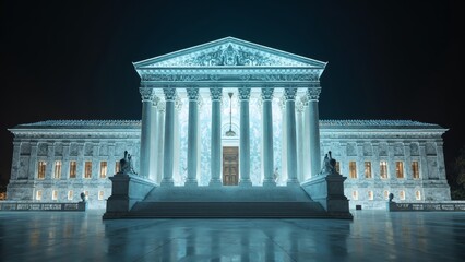 Obraz premium Outdoor close-up of white buildings