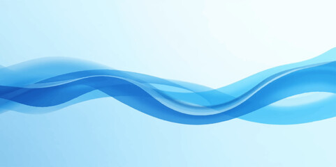  Vivid blue wave abstract background with deep flowing ripple lines and digital shine