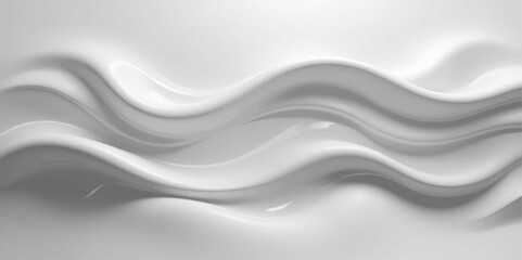 Naklejka premium Monochrome abstract gray wave background with soft elegant flow and modern minimal design