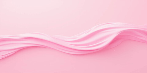 Pink abstract design with flowing wave patterns and artistic light curves