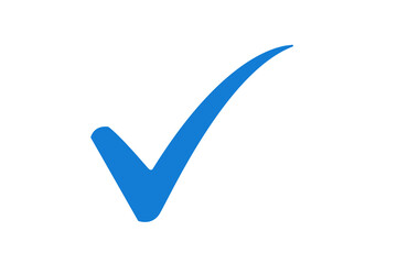 blue checkmark icon design © Photix Studio