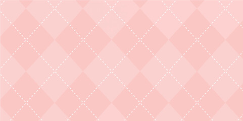 Pink seamless heart pattern: vintage vector illustration for textile design or romantic wallpaper