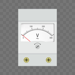 Naklejka premium Analog AC voltmeter
