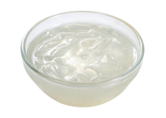  glycerin gel in bowl isolated on white background PNG, AI GENERATED