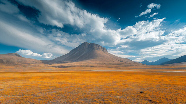 Scenery of Sacred Mount Kailash and Om Parvat, Kailash, Tibet Himalayan snow mountains
