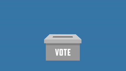 vote video animation concept voting animated - Powered by Adobe