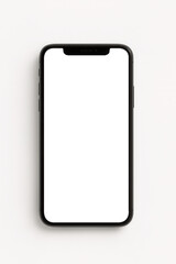 Smartphone Mockup – Mobile Device Held in Hand with Editable Gradient Screen – High Quality Stock Image