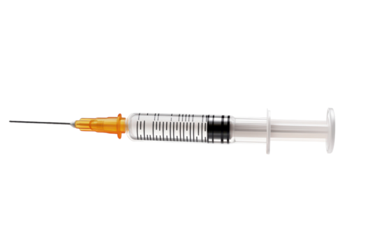 Hypodermic Needle Vaccine Research Injection Syringe Medical Tool Clinical Treatment Drug on transparent background