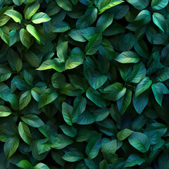 background of green leaves