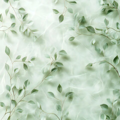 Abstract background with leaves