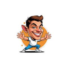 happy young businessman