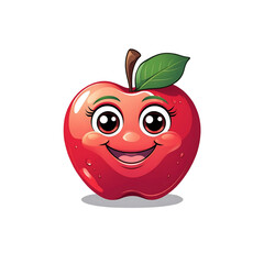 apple cartoon character