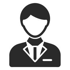 Obraz premium businessman icon vector illustration