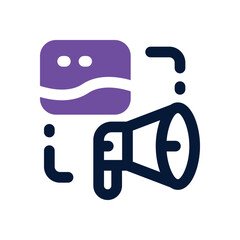digital marketing duotone icon. Sleek and modern vector icon for websites, mobile apps, marketing materials, and corporate design. Fully scalable and ready to use.