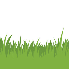 Fototapeta premium Simple Illustration of Green Grass