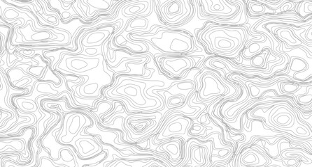 Abstract black and white topographic contours lines of mountains. Abstract wavy and curved lines background. Abstract pattern with Lines.