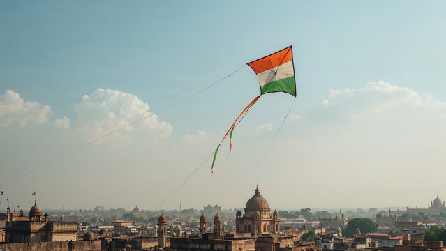 flags of the world with indian tricolor Kites