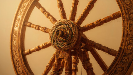 old fashioned wheel of India