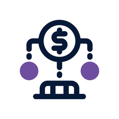 capital duotone icon. Sleek and modern vector icon for websites, mobile apps, marketing materials, and corporate design. Fully scalable and ready to use.