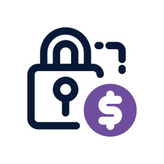 secure duotone icon. Sleek and modern vector icon for websites, mobile apps, marketing materials, and corporate design. Fully scalable and ready to use.