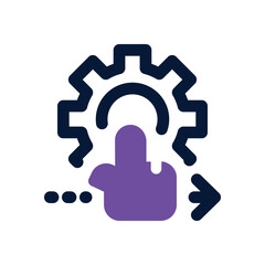 simplicity duotone icon. Sleek and modern vector icon for websites, mobile apps, marketing materials, and corporate design. Fully scalable and ready to use.