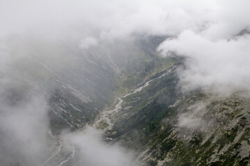River Winding Through Zillertal Valley