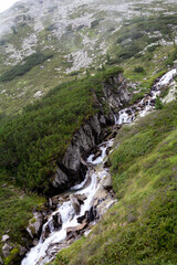 Crystal-Clear Stream in Zillertal Alps