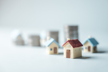 Property management concept. Real estate investment. Planning estate business. Housing market agent.