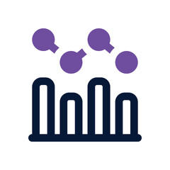data analysis duotone icon. Sleek and modern vector icon for websites, mobile apps, marketing materials, and corporate design. Fully scalable and ready to use.