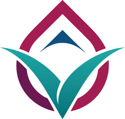 Obraz premium Graphic Logo Icon White Background