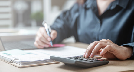 Financial business analysis. Account management. Accounting finance calculator. Accountant analysis...